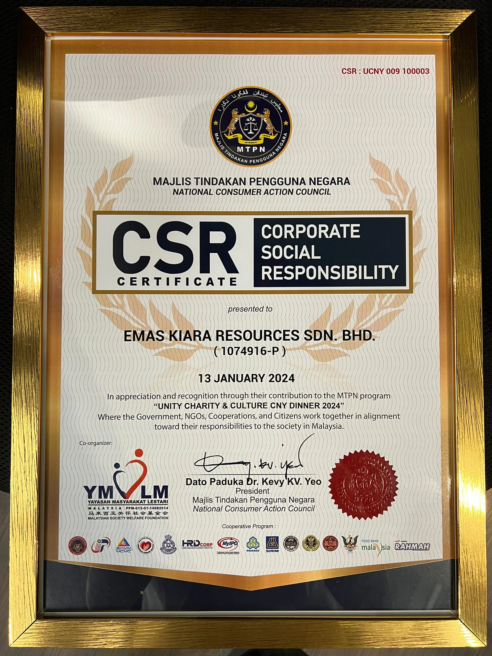 Corporate Social Responsibility 2024